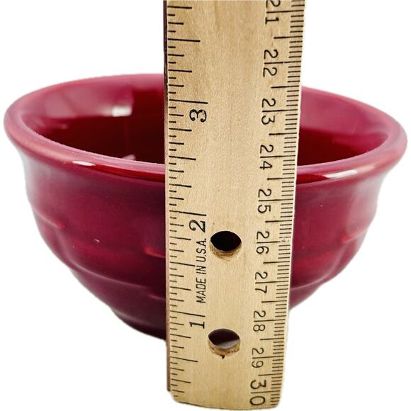 Longaberger Pottery Paprika Dessert Bowl Woven Traditions - Picture 8 of 8